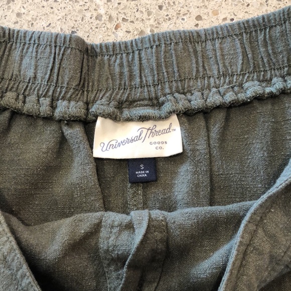 Universal Thread Women’s Linen Skirt - Army Green - Picture 4 of 4